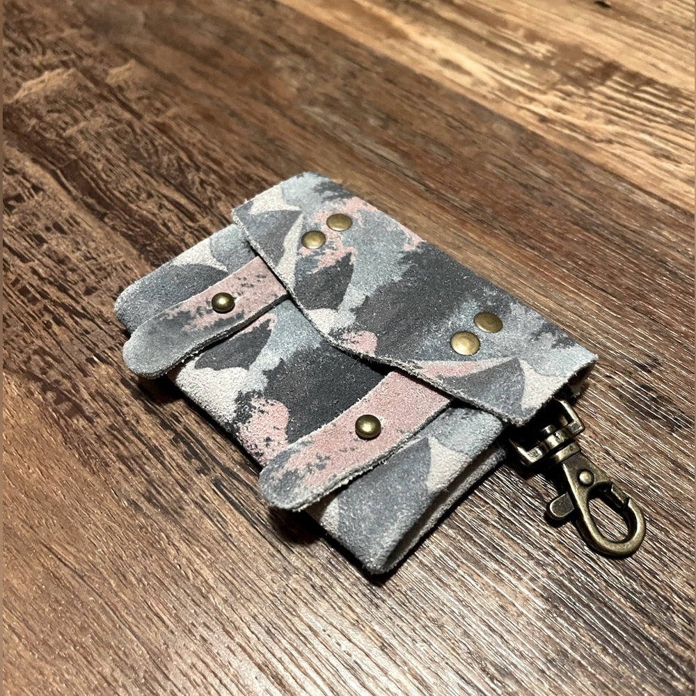 Free People | Eva Suede Mini Wallet Card Holder